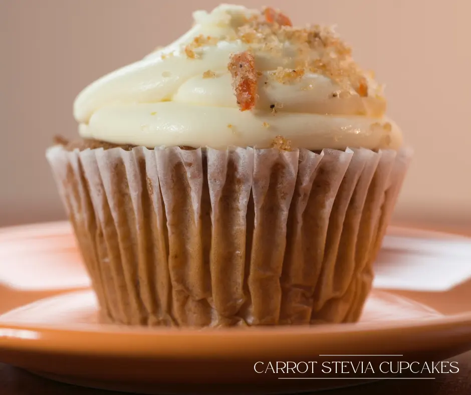 Carrot Stevia Cupcakes - stevia dessert recipes for diabetics